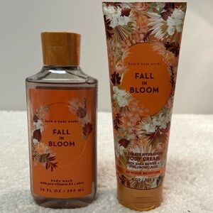 Bath & Body Works "Fall in Bloom" Body Wash & Body Creme